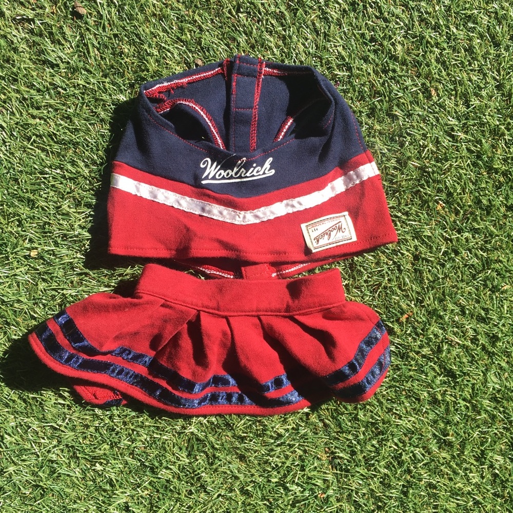 Woolrich cheerleading/cheerleader Dog Costume